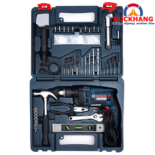 Máy khoan động lực Bosch GSB 13RE Valy 100 món